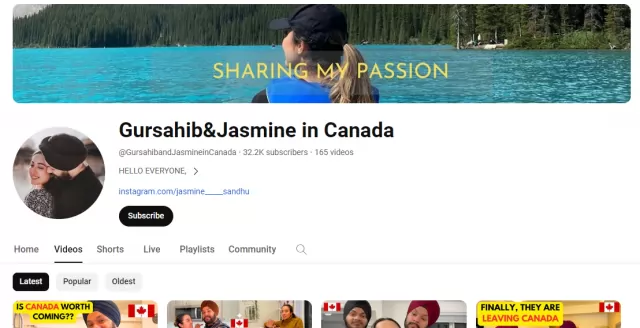 GursahibJasmine in Canada
